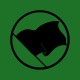 Shirt drapeau de guerre vert pour homme et femme