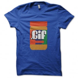 Shirt gif beurre de cacaouettes bleu pour homme et femme