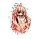 Shirt catty girl hentai blanc pour homme et femme