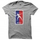 Shirt usain bolt parodie nba en gris pour homme et femme