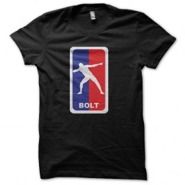 Shirt usain bolt parodie nba en noir pour homme et femme