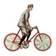 Shirt bike man blanc pour homme et femme