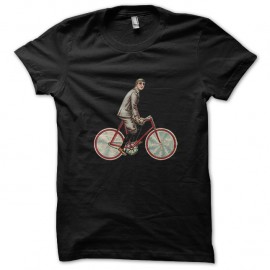 Shirt bike man noir pour homme et femme