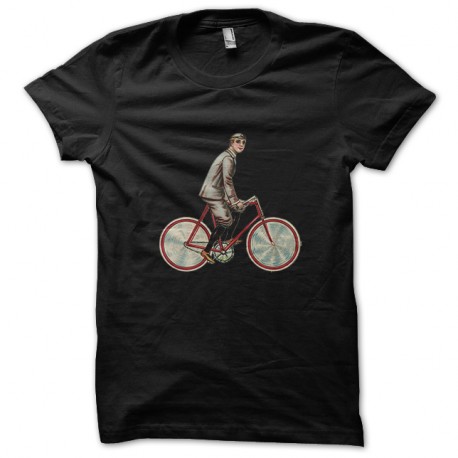 Shirt bike man noir pour homme et femme