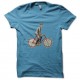 Shirt bike man bleu clair pour homme et femme