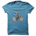Shirt bike man bleu clair pour homme et femme