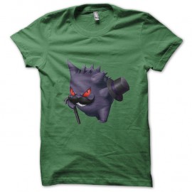 Shirt ghost pokemon vert pour homme et femme