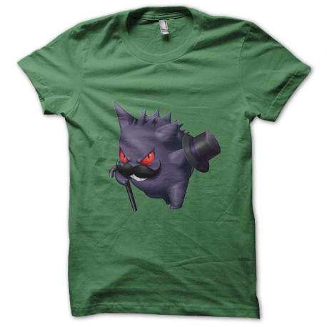 Shirt ghost pokemon vert pour homme et femme