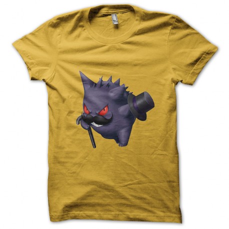 Shirt ghost pokemon jaune pour homme et femme