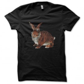 Shirt Rabbit tiger noir pour homme et femme