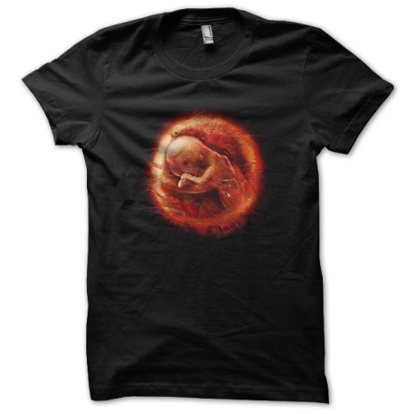 Shirt baby fire noir pour homme et femme