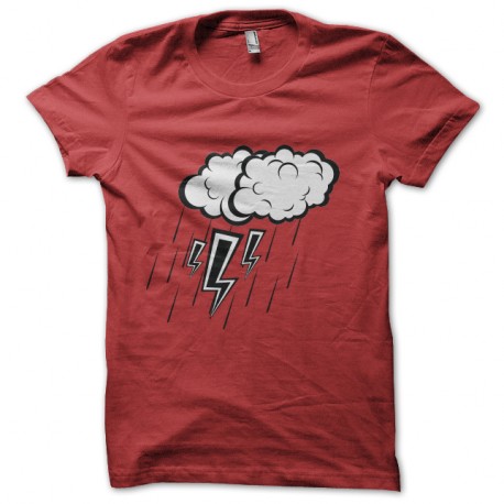 Shirt rain drop rouge pour homme et femme