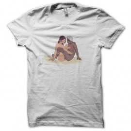 Shirt bw blanc pour homme et femme