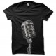 Shirt microphone noir pour homme et femme