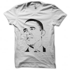 Shirt obama portrait blanc pour homme et femme