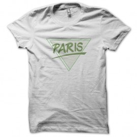 Shirt paris blanc pour homme et femme