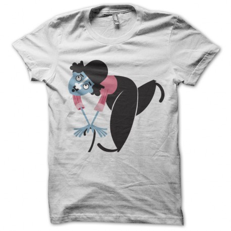 Shirt charlie chaplin blanc pour homme et femme