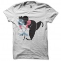 Shirt charlie chaplin blanc pour homme et femme
