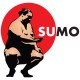 Shirt sumo blanc pour homme et femme