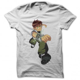 Shirt ben ten 1 blanc pour homme et femme