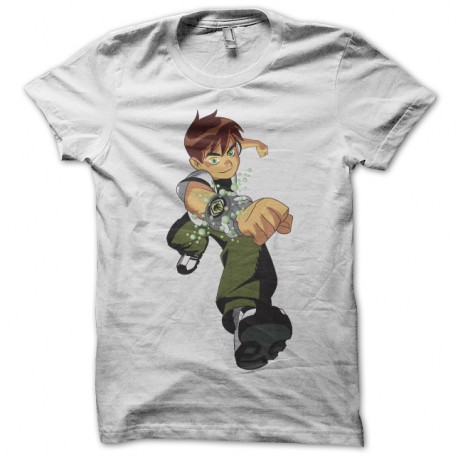 Shirt ben ten 1 blanc pour homme et femme