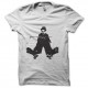 Shirt Chaplin Charlie skater blanc pour homme et femme