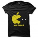 Shirt Macman parodie MAC et Pacman noir pour homme et femme