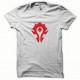 Shirt WoW La horde rouge/blanc pour homme et femme