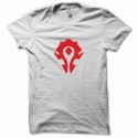 Shirt WoW La horde rouge/blanc pour homme et femme