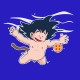 Shirt dragon ballz goku royal bleu pour homme et femme