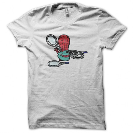 Shirt spider tennis man blanc pour homme et femme