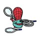 Shirt spider tennis man blanc pour homme et femme