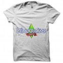 Shirt Democrasims parodie les Sims blanc pour homme et femme