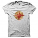 Shirt compass blanc pour homme et femme