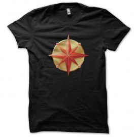 Shirt compass noir pour homme et femme
