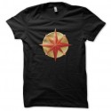 Shirt compass noir pour homme et femme