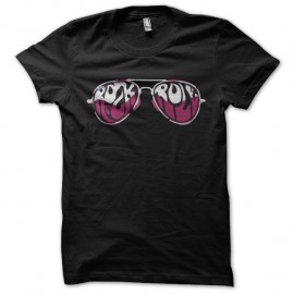 Shirt glasses rock noir pour homme et femme