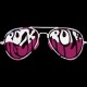 Shirt glasses rock noir pour homme et femme