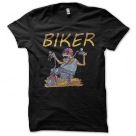Shirt biker man noir pour homme et femme