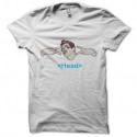 Shirt head blanc pour homme et femme