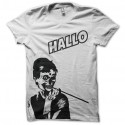 Shirt hallo girl zombie blanc pour homme et femme