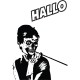 Shirt hallo girl zombie blanc pour homme et femme
