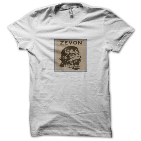 Shirt zevon blanc pour homme et femme