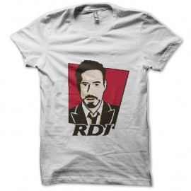 Shirt Robert Downey Junior parodie KFC blanc pour homme et femme