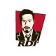 Shirt Robert Downey Junior parodie KFC blanc pour homme et femme