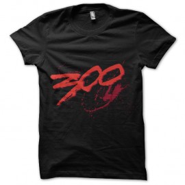 Shirt logo film 300 noir pour homme et femme