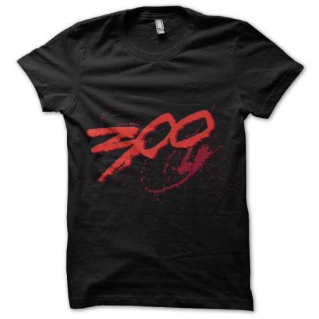 Shirt logo film 300 noir pour homme et femme