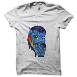 Shirt Avatar Neytiri Na'vi cartoon blanc pour homme et femme