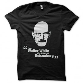 Shirt Walter White known as Heisenberg noir pour homme et femme