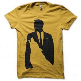 Shirt le loup de Wall Street jaune pour homme et femme
